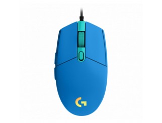 Геймърска мишка Logitech G102 LIGHTSYNC, USB, 8000 DPI, RGB ПОДСВЕТКА, синя