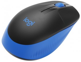 Мишка Logitech M190 Wireless Mouse Full size, Blue and black