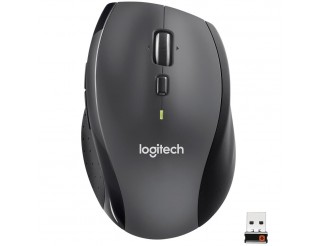 Мишка Logitech Marathon M705, лазерна(1000 dpi), безжична, черна
