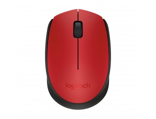 Безжична оптична мишка LOGITECH M171, Червен, USB