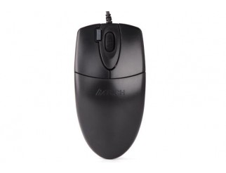 A4tech OP 620DS Оптична мишка, безшумен клик, USB черна