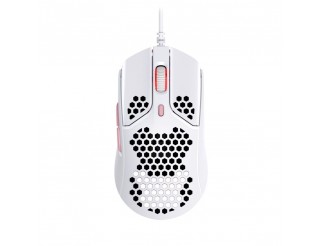 Геймърска мишка HyperX Pulsefire Haste, RGB, USB 2.0, Бял/Розов