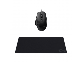 Бъндъл Геймърска мишка Logitech G502 X, Жична + Подложка за Мишка G240