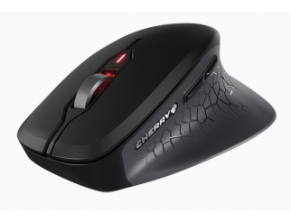 CHERRY Stream ергономична безшумна мишка Comfort, 6 бут, 4000dpi, черна