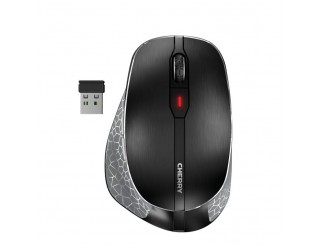 Безжична мишка CHERRY MW 8C ERGO, USB, Bluetooth/2.4Ghz, Черна