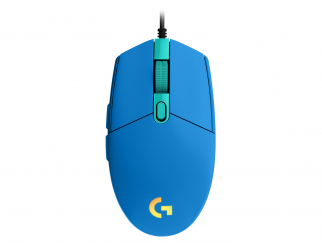 Геймърска мишка Logitech G102 LightSync, RGB, Оптична, Жична, USB, Син
