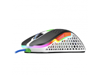 Геймърска мишка Xtrfy M4 Street, RGB, Бял