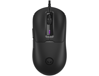 Геймърска мишка LORGAR MSA10, Ultralight Wired Gaming Mouse Advanced, black