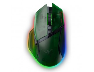 Геймърска мишка Razer Basilisk V3 Pro 35K Phantom Green Edition, Gaming mouse, Ergonomic Wireless ...