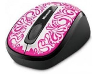 Microsoft Wireless Mobile mouse 3500, USB, ER, English, White/Flowers, Retail