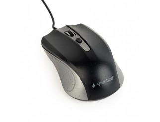 Мишка GEMBIRD MUS-4B-01-GB Optical mouse, USB, сиво/черно