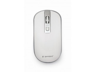 Мишка Gembird MUSW-4B-06-WS Wireless optical mouse, white/silver