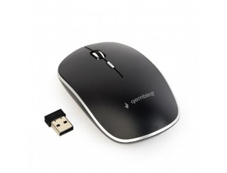 Мишка GEMBIRD MUSW-4BS-01 Silent wireless optical mouse, черна