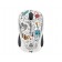 Мишка LOGITECH Doodle Collection - M238 Wireless Mouse - TECHIE WHITE